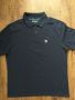 Barbour Men's Society Polo Shirt Navy - страхотна мъжка тениска КАТО НОВА, снимка 8