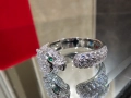 CARTIER Panthere de Cartier White Gold Paved Diamonds Дамски Пръстен, снимка 2