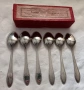 Комплект от 6 броя малки, десертни лъжжички Петко Денев Габрово , снимка 2