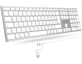 Нова жична USB Type-C клавиатура за лаптоп MacBook iMac Mac mini QWERTY UK, снимка 1