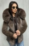 Дамски парки и палта от естествен косъм, снимка 16