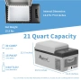 Alpicool 20L компресорен авто хладилник с фризер Bluetooth 12V 24V 220V хладилна кутия, снимка 3