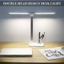 Нова Двойна LED Лампа за Бюро с USB Порт и Регулиране на Яркостта, снимка 7