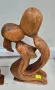 Дървени статуетки на влюбените. , снимка 2