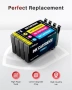 Нови Съвместими касети 405XL за Epson WF-3820 WF-4820 4 цвята комплект, снимка 4