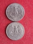 25 цента 1990 и 1994 г.- D , САЩ, снимка 1
