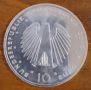 Сребърна монета - 20 години обединена Германия, снимка 1 - Нумизматика и бонистика - 45899532