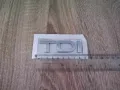 сребриста емблема Audi TDI Ауди ТДИ, снимка 2