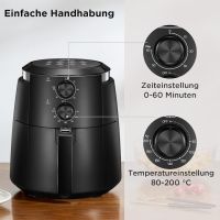 Фритюрник с горещ въздух Midea Air fryer ЕЪР ФРАЙЪР 3,5л , 1500W, снимка 3 - Фритюрници - 45777403