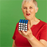 Комплект оригинални Рубик кубчета Edge & 2x2 & 3x3 & 4x4 - С цветни пластини (еко-опаковка), снимка 5 - Игри и пъзели - 44996882