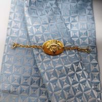 Дизайнерска мъжка вратовръзка ERVE JACQUES, Италия, коприна, без следи от употреба, снимка 3 - Други - 45535199