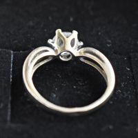 сребърен пръстен с камък, снимка 4 - Пръстени - 45288363