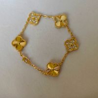 Дамска гривна Van Cleef & Arpels VCA Vintage Alhambra, снимка 4 - Гривни - 45312626