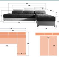 Холов ъглов диван, снимка 8 - Дивани и мека мебел - 45354134