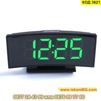 Часовник със зелени цифри - настолен - модел 3621 - КОД 3621, снимка 6 - Декорация за дома - 45319290