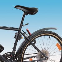 Комплект преден и заден калник за велосипед LAMPA 26"-28", PVC, Черен, снимка 6 - Части за велосипеди - 45675707