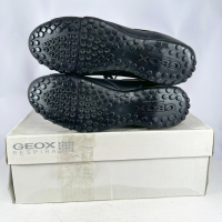 Мъжки обувки Geox Uomo Snake, Естествена кожа,43, 28см, Черен, Като нови, снимка 5 - Спортно елегантни обувки - 44961277