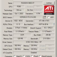 MEDION Radeon 9800XXL 128MB AGP 8X (ATi Radeon 9800 XT), снимка 6 - Видеокарти - 45809515
