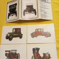 Картички ретро коли, снимка 3 - Антикварни и старинни предмети - 45172469