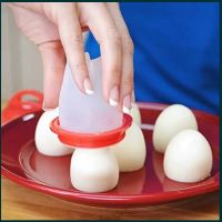 Варене на яйца без черупка – Silicone Egg Boil - 6 броя, снимка 3 - Уреди за готвене на пара - 45111059