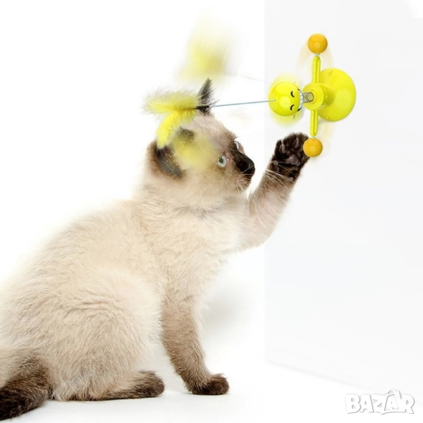 възпитателна въртяща се играчка за котки , снимка 1
