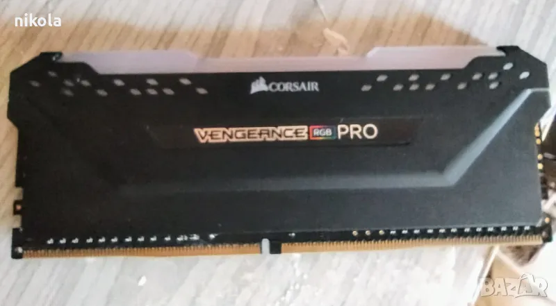  corsair vengerance rgb pro 8gb dd4 3200mh , снимка 1