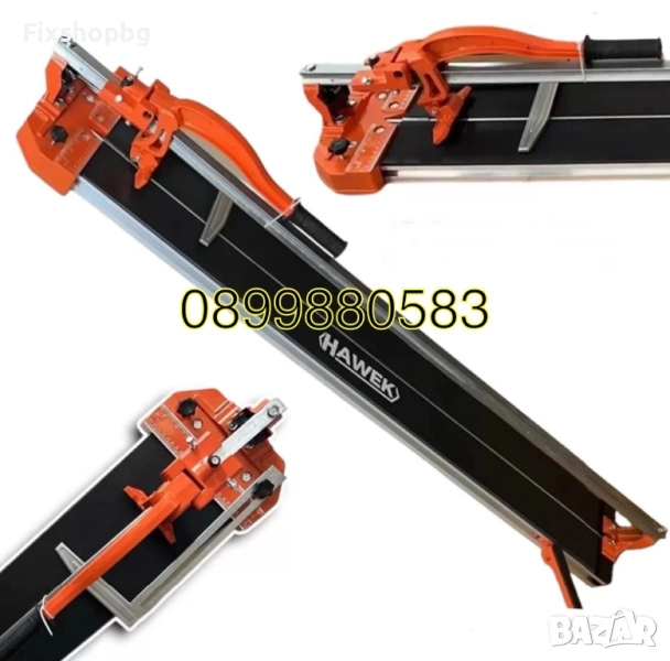 Релсова машина за рязане на плочки с лазер 1200 мм Hawek, снимка 1