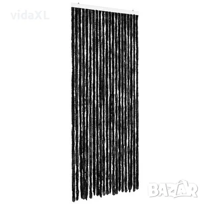 vidaXL Завеса против насекоми, антрацит, 90x220 см, шенил(SKU:284289), снимка 1