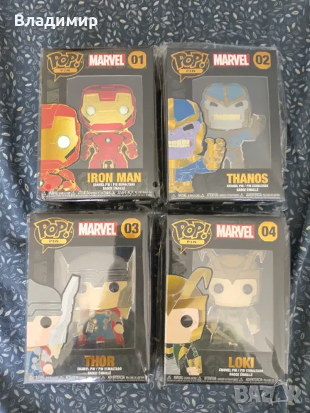 Marvel - Funko Pin колекция , снимка 1