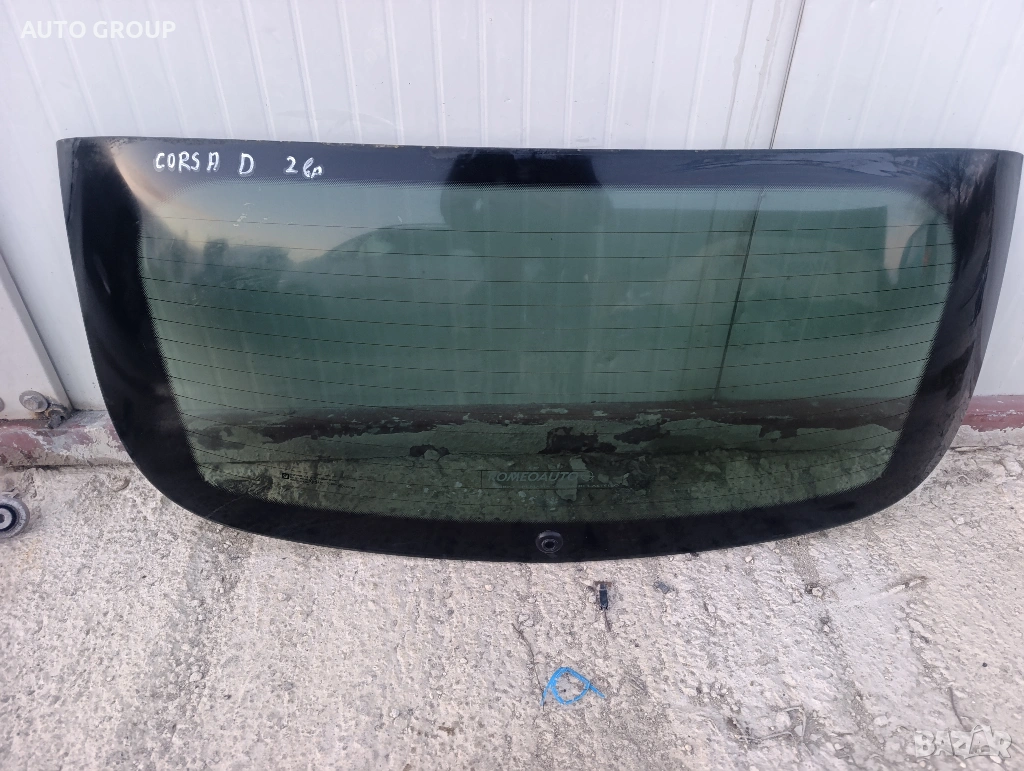 Задно стъкло врата за Опел Корса Д - 3вр. / Opel Corsa D, снимка 1