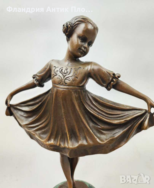 Грацията на Балерината - статуетка бронз, снимка 1