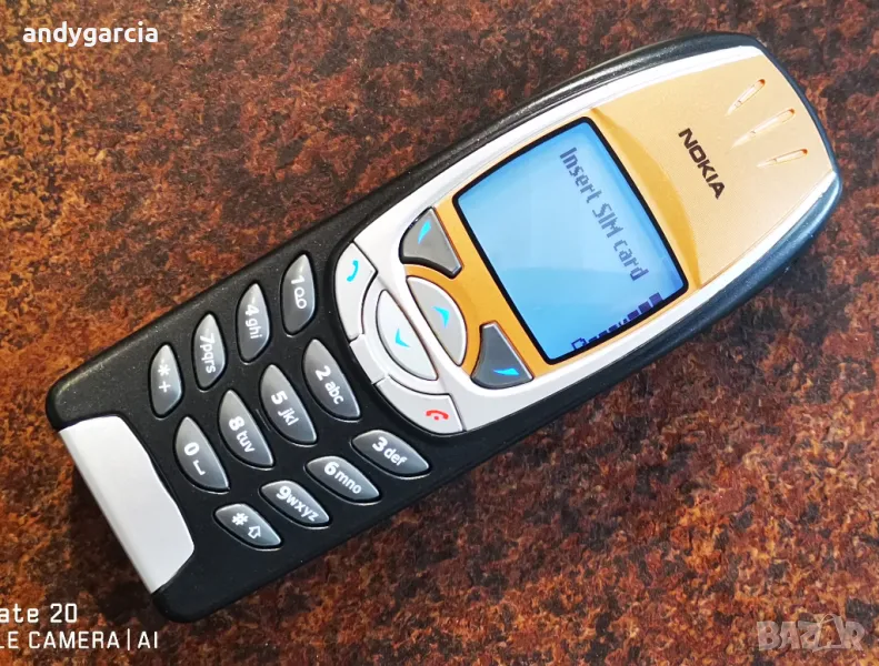  Nokia 6310i Black златист перфектен агнлийско меню батерия 7 дни, НЕкодиран 100% оригинален , снимка 1