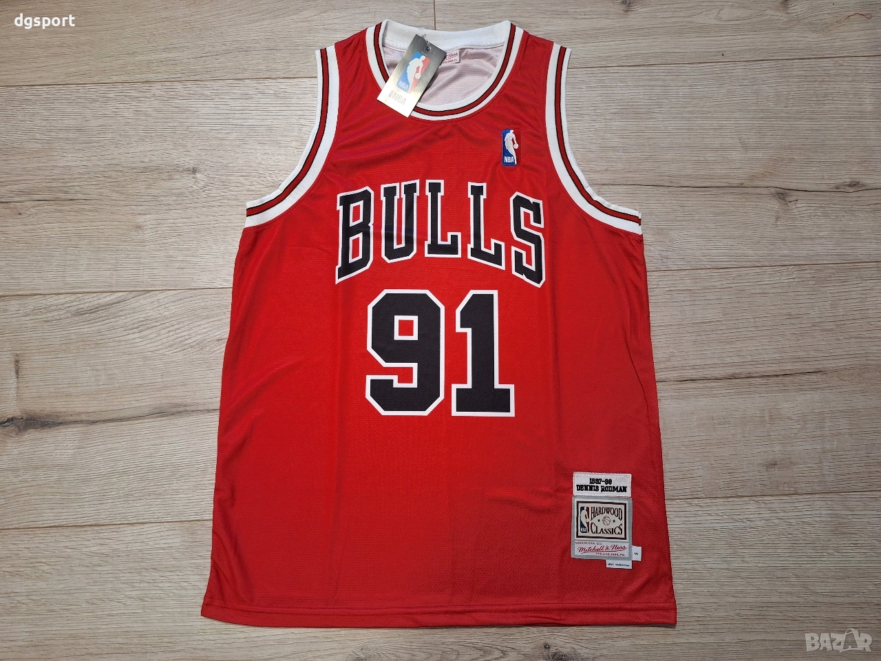 Баскетболен потник на Денис Родман #Чикаго Булс #91# Mitchell&Ness!, снимка 1