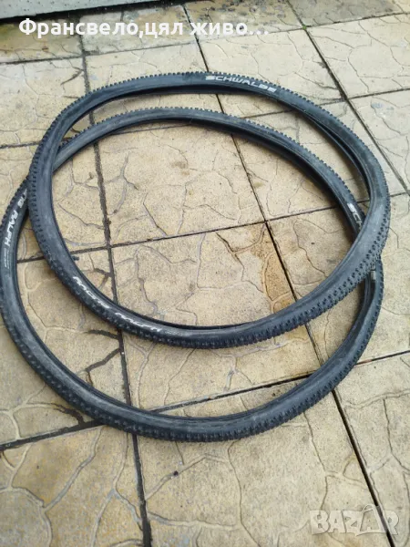 28 цола гуми за велосипед колело schwalbe racing ralph , снимка 1