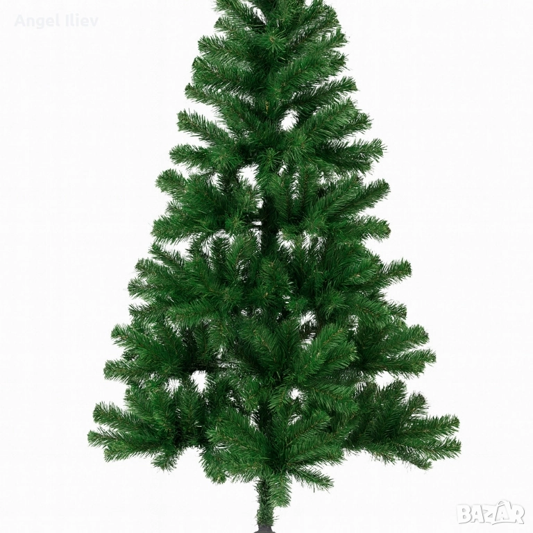 Коледна елха с естествен вид и лесен монтаж - 180см, снимка 1