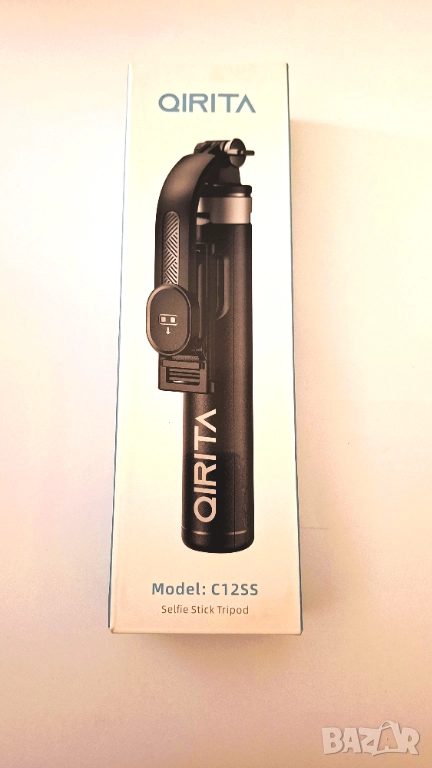 Нов Селфи Стик и Трипод QIRITA C12SS – 2 в 1 с Дистанционно, снимка 1