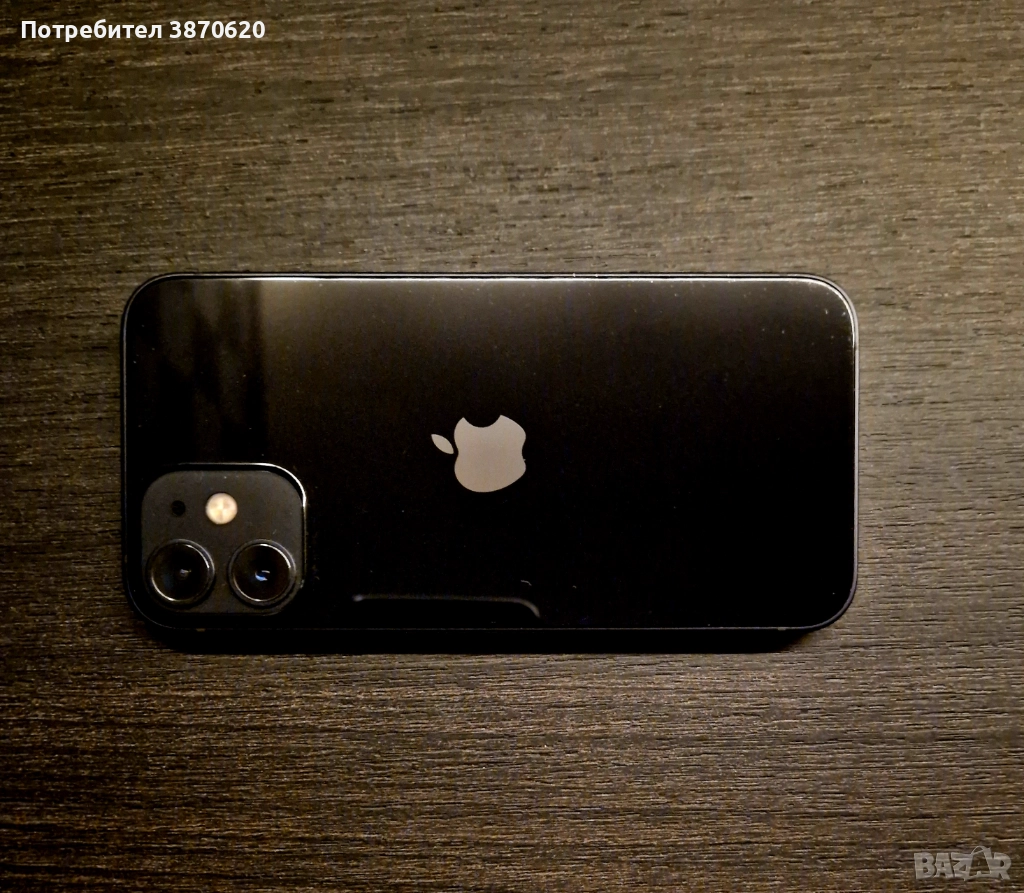 Apple iPhone 12 mini 64 GB Черен, снимка 1