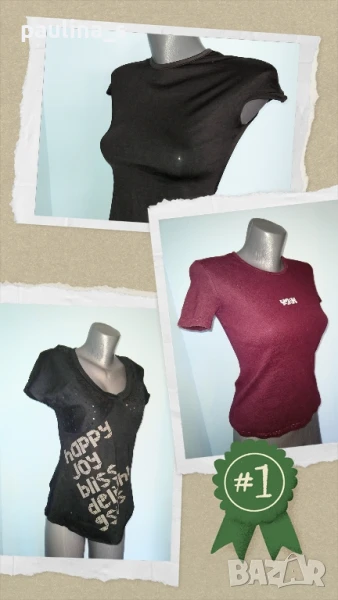 Три различни броя / Брандова блуза тип тениска "Autentic" sports / унисайз, снимка 1