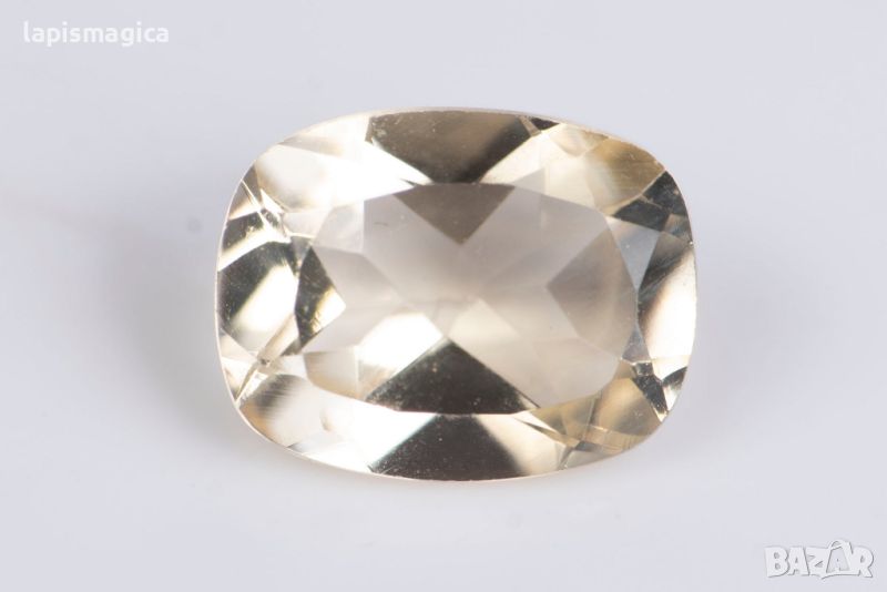 Цитрин 1.29ct 8x6mm cushion шлифовка #6, снимка 1