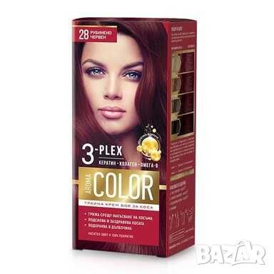 Aroma Color Боя за коса, 28, Рубинено червен, снимка 1