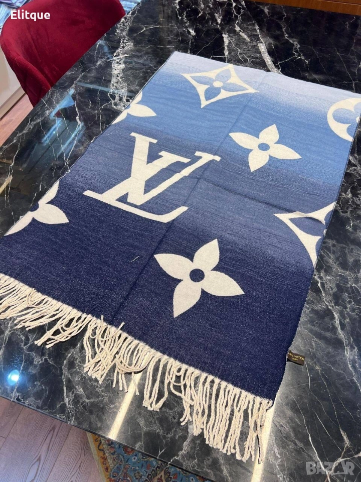 шалове %100 Кашмир Размер 1.90x65 Louis Vuitton hermes Balenciaga , снимка 1