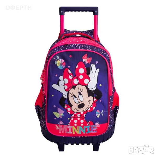 Ученическа чанта - Elementary Minnie Glitter Trolley 226296 , снимка 1