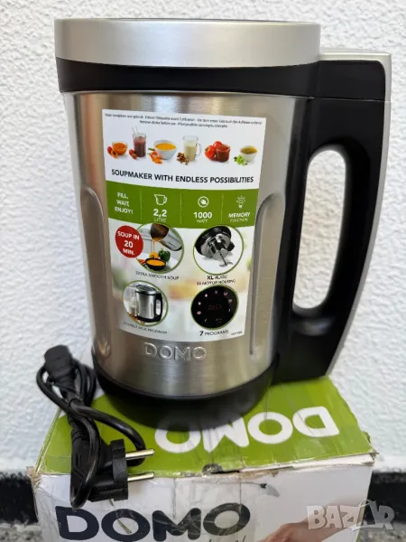Уред за Супа и Веган Напитки, Блендер, Супарник  Domo DO716BL 2.2 литра, 1000W!, снимка 1