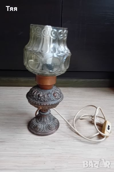 Стара настолна лампа , снимка 1