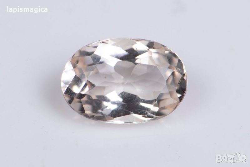 Морганит (розов берил) 0.37ct 6x4mm овална шлифовка №4, снимка 1