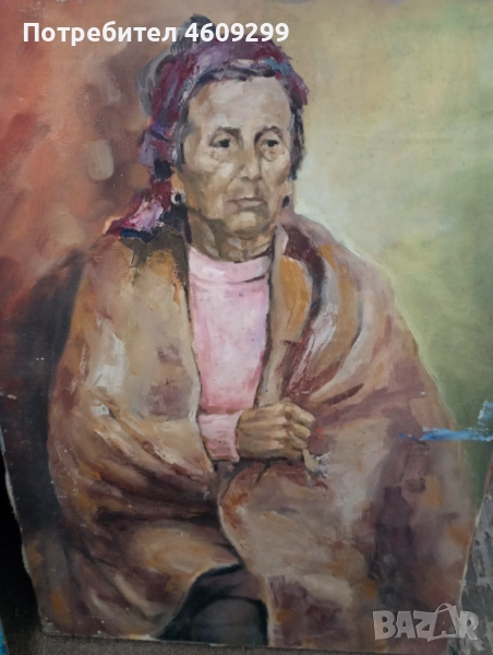 Много стара маслена картина на платно!, снимка 1