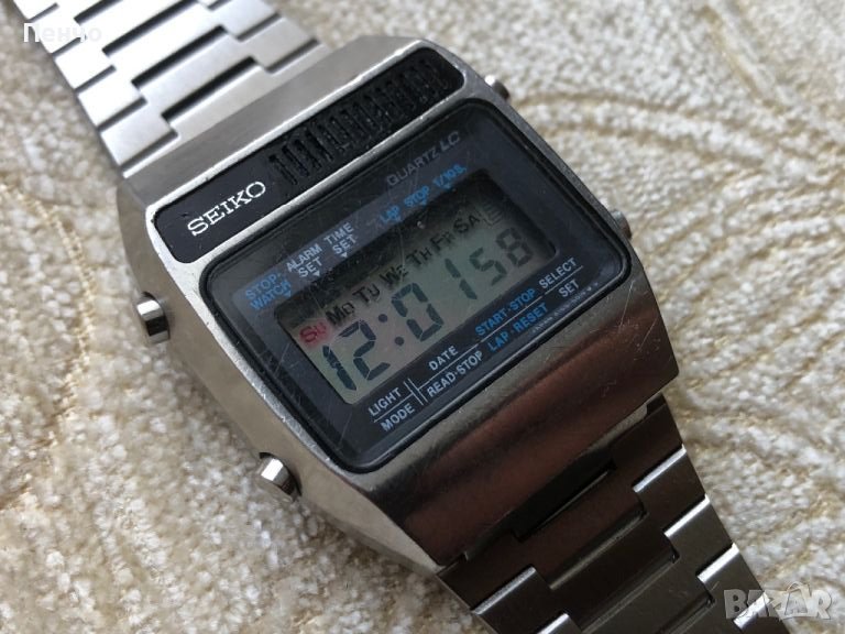 ретро LCD "SEIKO" ALARM CHRONOGRAPH - A159 - 5019 - JAPAN - 1970/78г., снимка 1