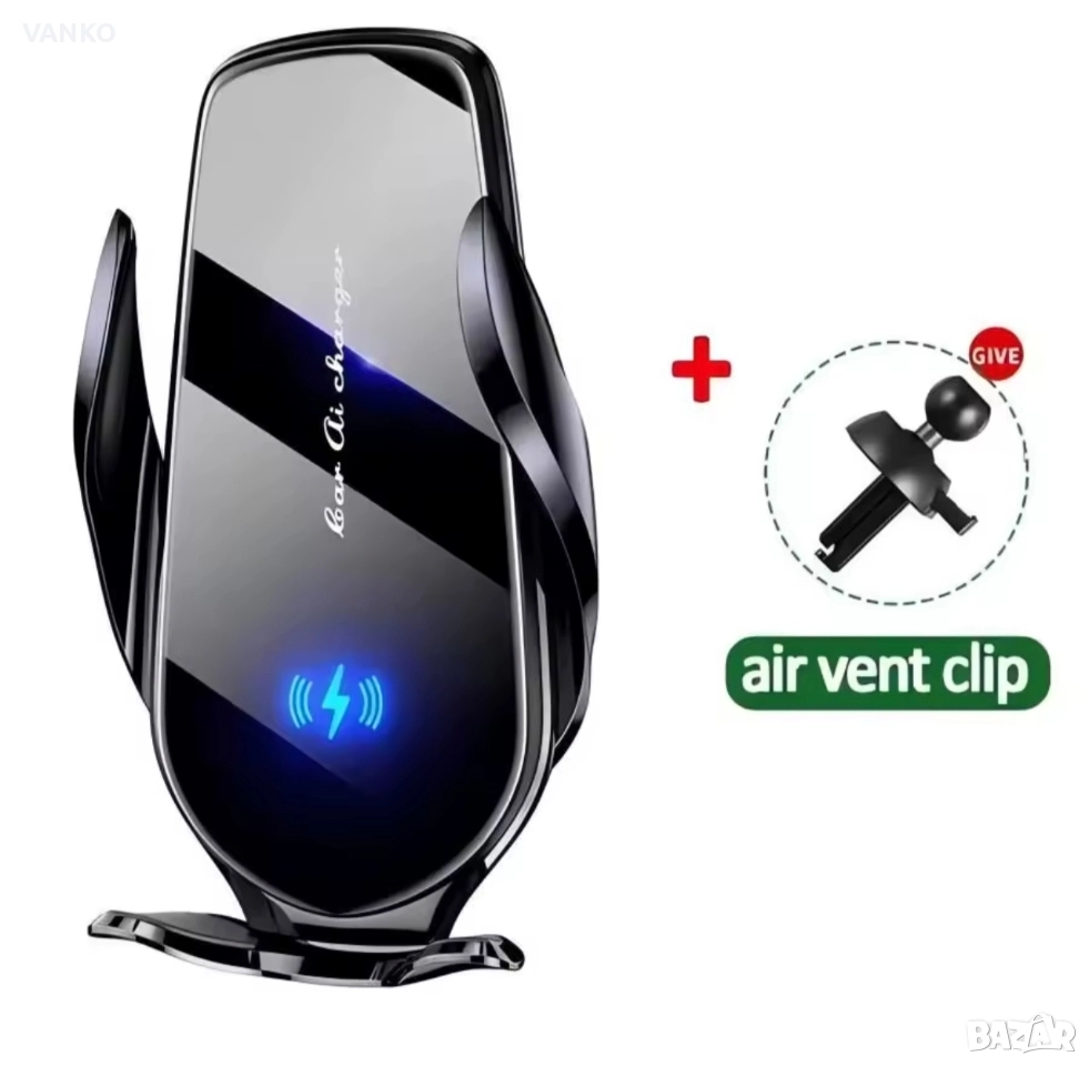стойка за телефон със безжично зареждане , снимка 1