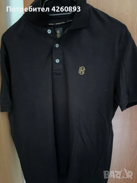 Мъжка тениска с якичка H8S, снимка 1
