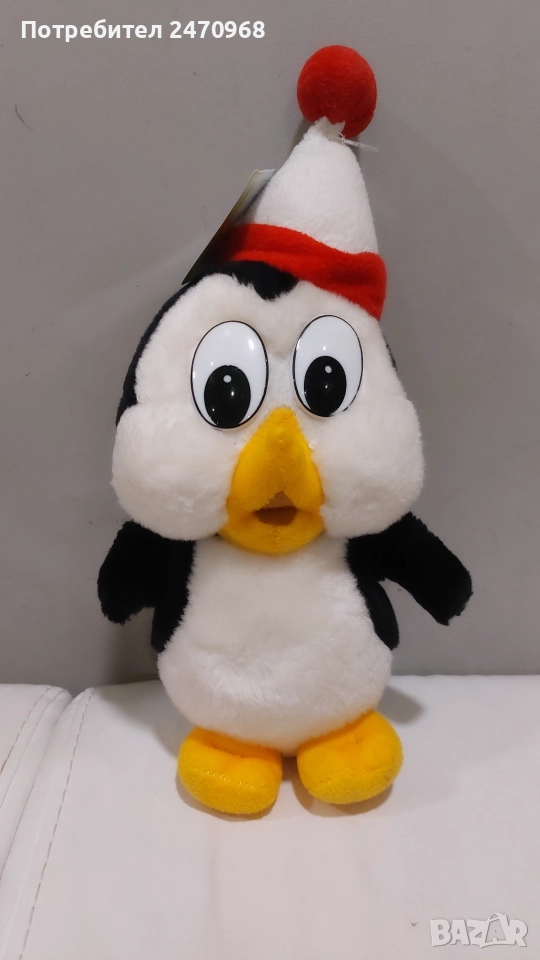 Коледен пингвин 25 см., снимка 1